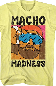 Macho Madness Illustration Macho Man Randy Savage T-Shirt