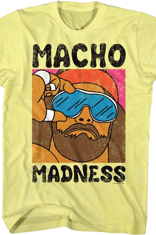 Macho Madness Illustration Macho Man Randy Savage T-Shirt