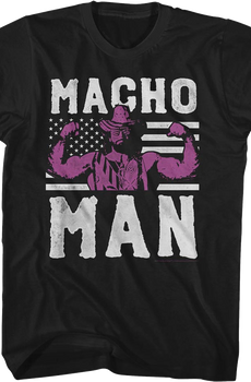 Macho Flag Macho Man Randy Savage T-Shirt