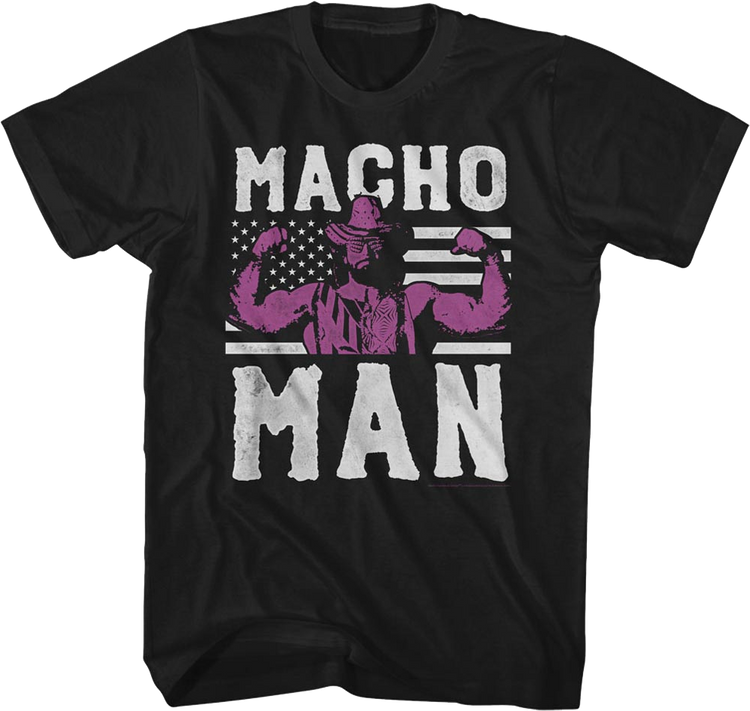 Macho Flag Macho Man Randy Savage T-Shirt