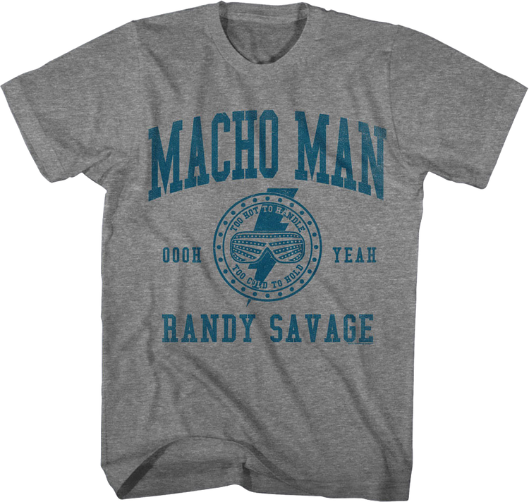 Collegiate Logo Macho Man Randy Savage T-Shirt