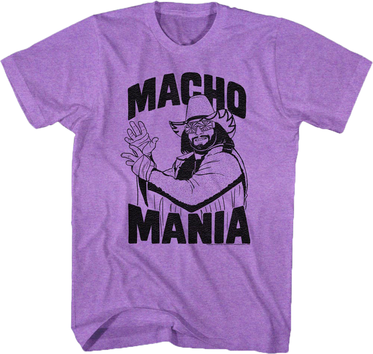 Purple Macho Mania Randy Savage T-Shirt