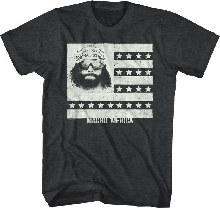 Macho 'Merica Macho Man Randy Savage T-Shirt