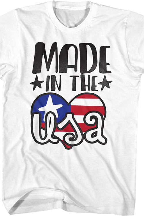 Made In The USA Heart T-Shirt