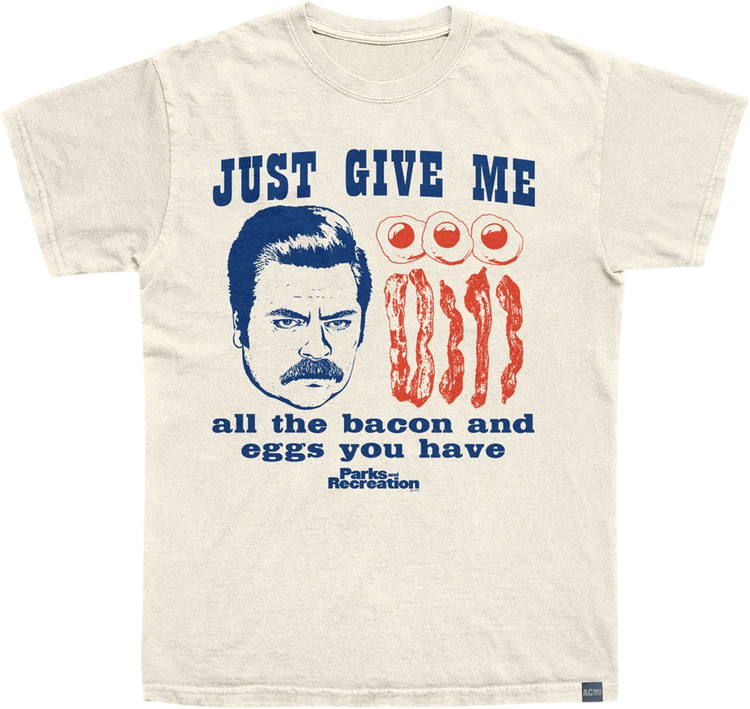 Made In USA Bacon And Eggs Parks And Recreation T-Shirt