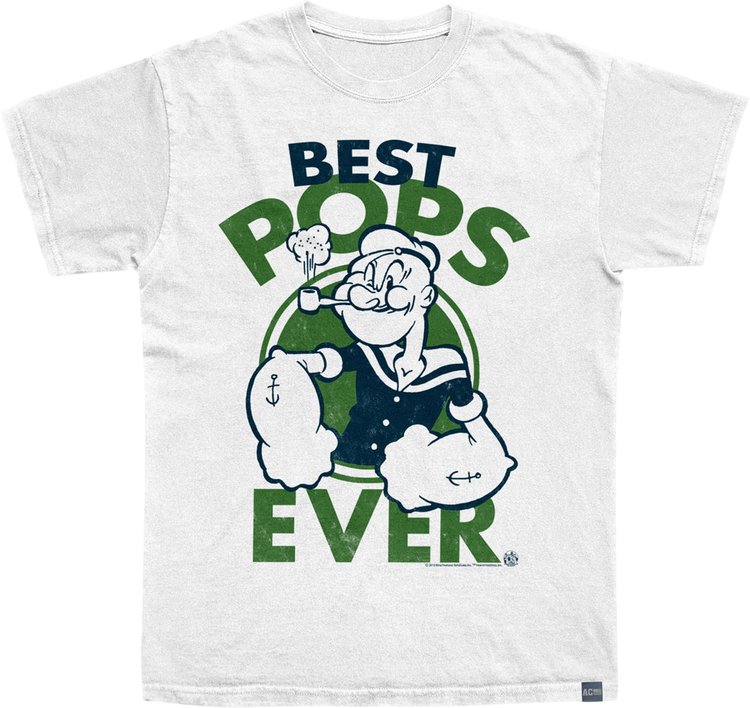 Made In USA Best Pops Ever Popeye T-Shirt