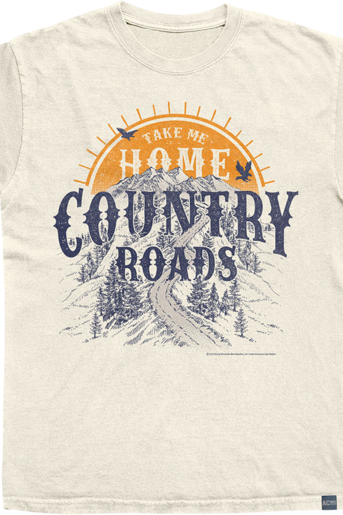 Made In USA Country Roads Sunset John Denver T-Shirt