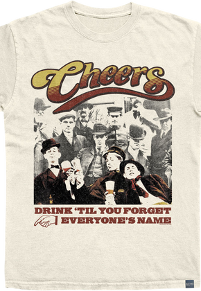 Made In USA Drink 'Til You Forget Everyone's Name Cheers T-Shirt