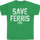Made In USA Ferris Bueller's Day Off Save Ferris T-Shirt