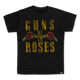Made In USA Logo and Roses Guns N Roses T-Shirt thumbnail