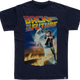 Made In USA Logo On Fire Back To The Future T-Shirt thumbnail