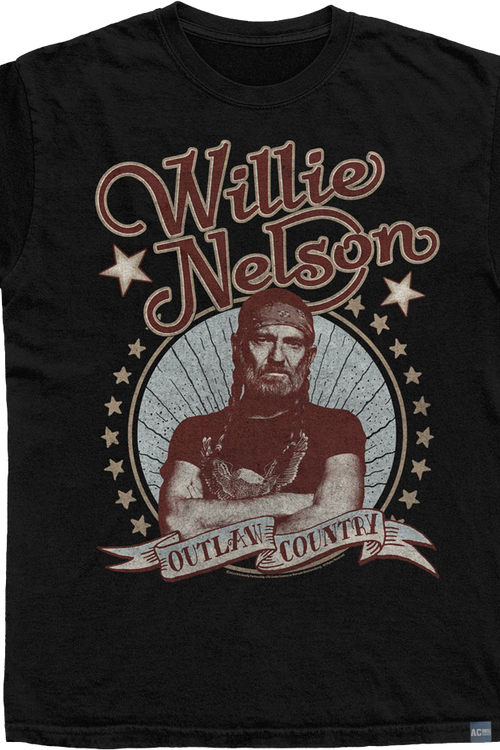 Made In USA Outlaw Country Willie Nelson T-Shirt