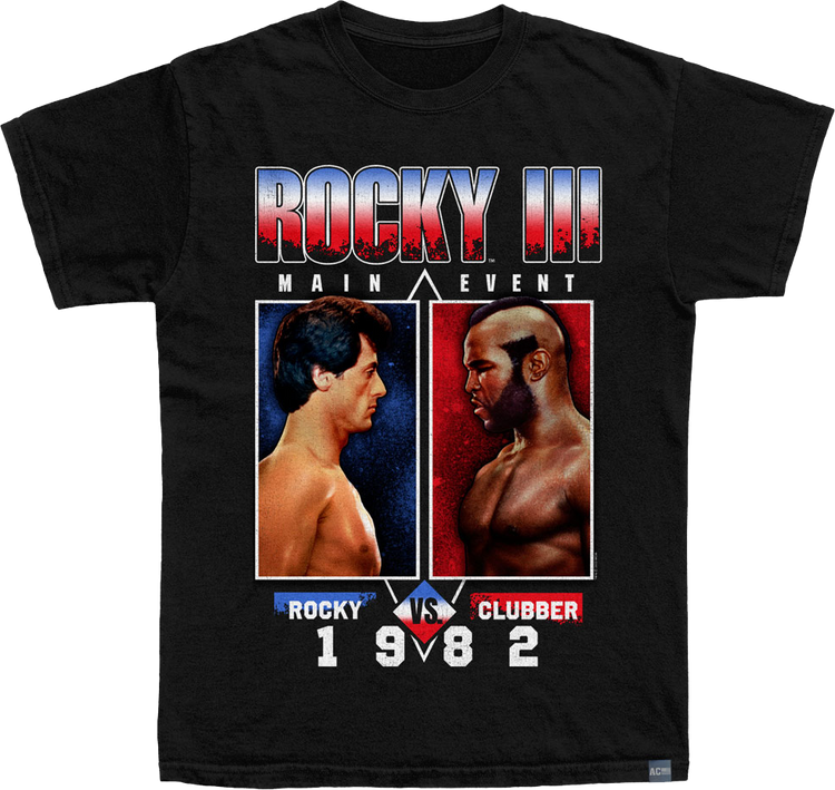 Made In USA Rocky vs. Clubber Rocky III T-Shirt
