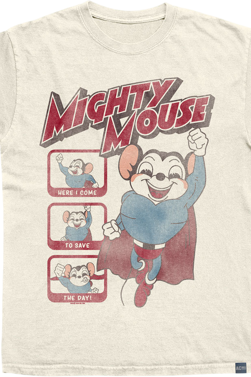 Made In USA Save The Day Mighty Mouse T-Shirt