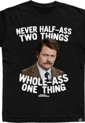 Made In USA Swanson Whole-Ass Parks and Recreation T-Shirt