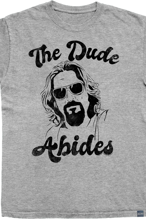 Made In USA The Dude Abides Big Lebowski T-Shirt