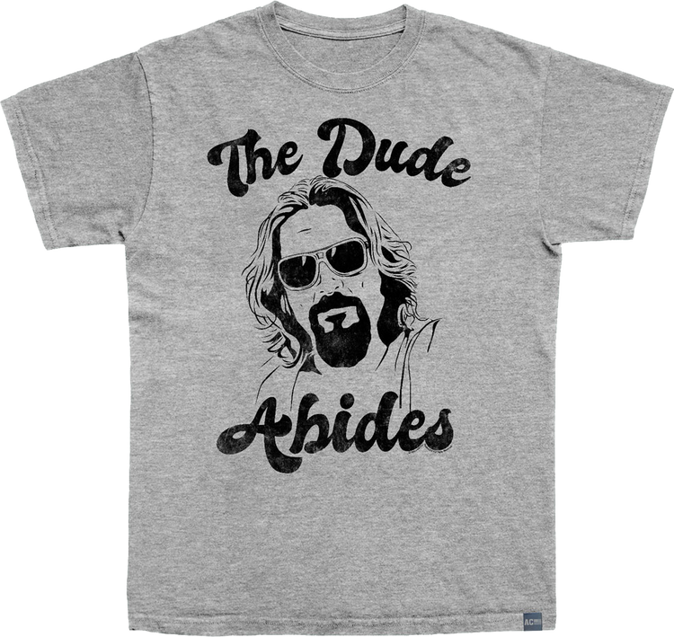 Made In USA The Dude Abides Big Lebowski T-Shirt