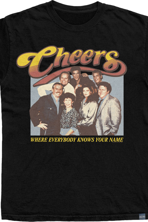 Made In USA Where Everybody Knows Your Name Cast Cheers T-Shirt