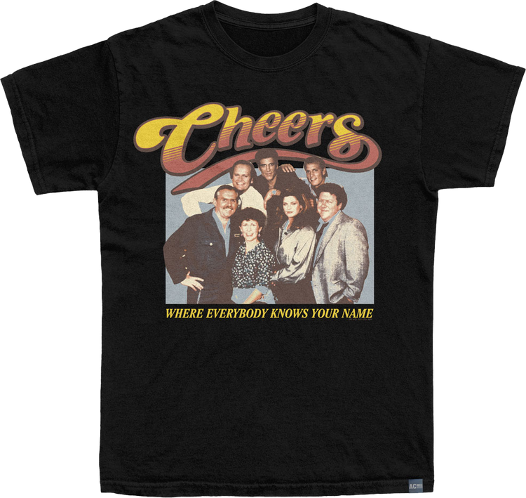 Made In USA Where Everybody Knows Your Name Cast Cheers T-Shirt
