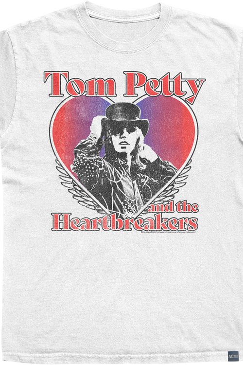 Made In USA Winged Heart Tom Petty T-Shirt