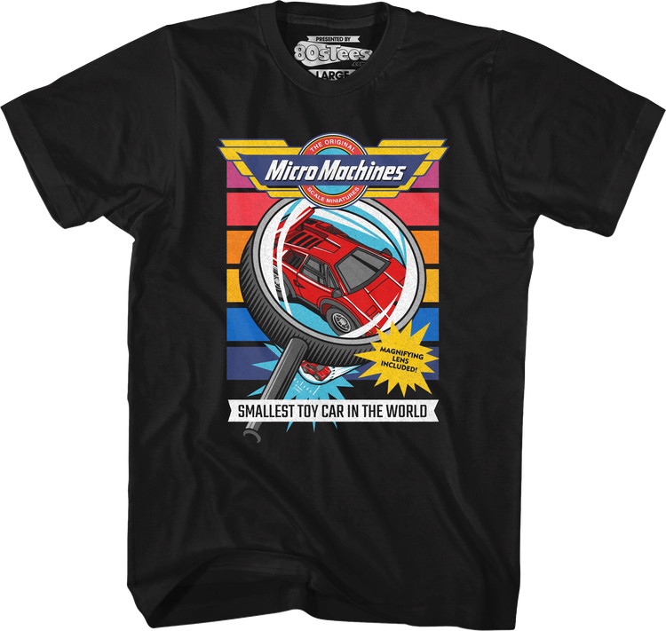 Magnifying Lens Micro Machines T-Shirt