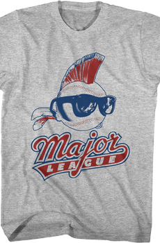 Baseball Mohawk Vintage Logo Major League T-Shirt