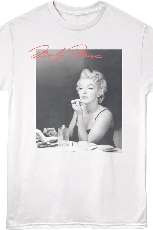 Makeup Vanity Marilyn Monroe T-Shirt
