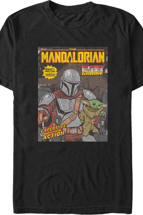 Mandalorian Comic Book Cover Star Wars T-Shirt