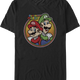 Mario & Luigi Retro Circle Super Mario Bros. T-Shirt thumbnail