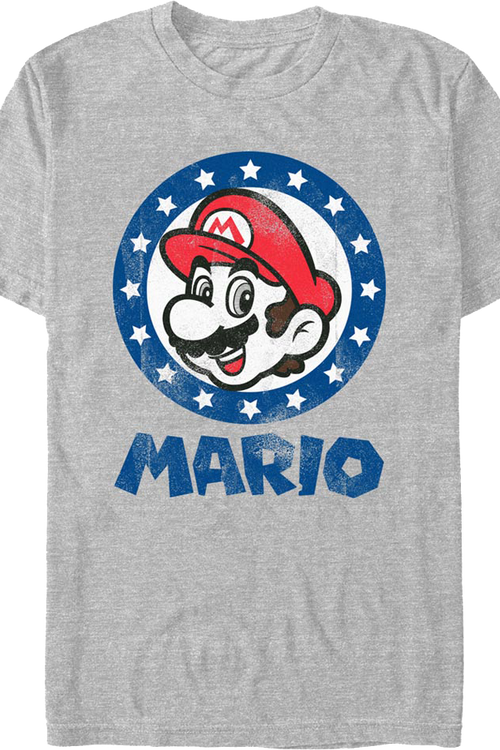 Mario Starry Circle Nintendo T-Shirt