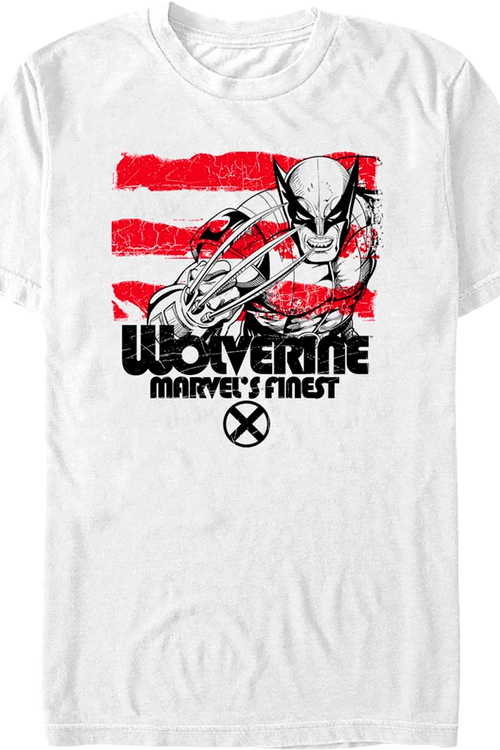 Marvel's Finest Wolverine Marvel Comics T-Shirt