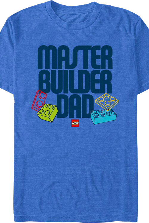 Master Builder Dad Lego T-Shirt