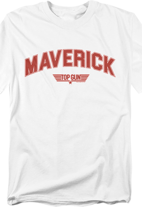 Maverick Chenille Letters Top Gun T-Shirt