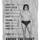 Measurements Andre The Giant T-Shirt thumbnail