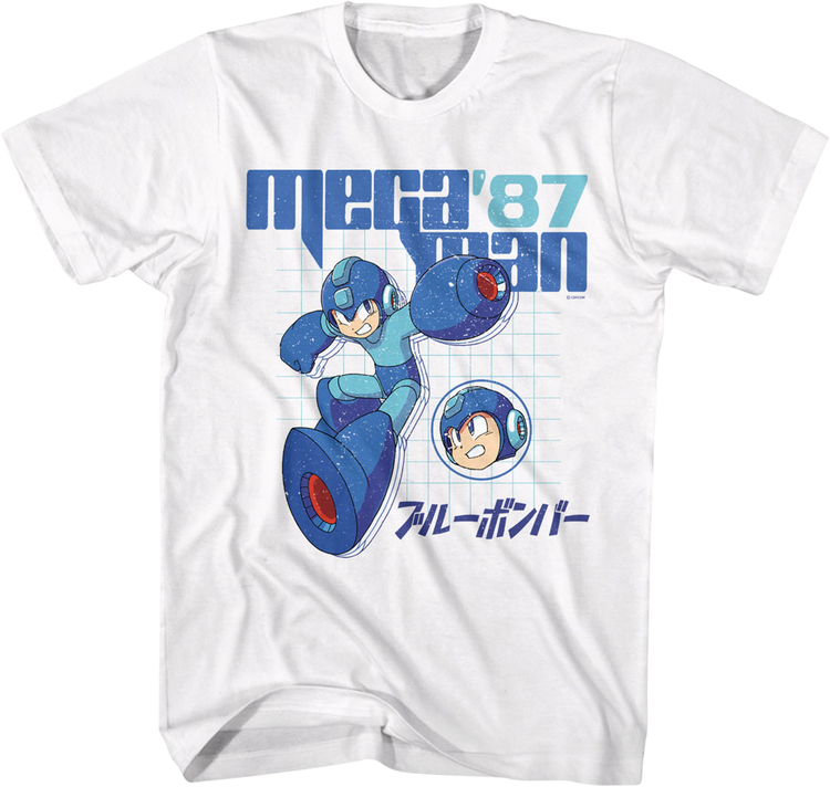 '87 Graph Photos Mega Man T-Shirt