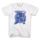 Mega Blue Poses Mega Man T-Shirt thumbnail