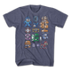 Pixel Collage Mega Man T-Shirt thumbnail