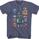 Pixel Collage Mega Man T-Shirt thumbnail