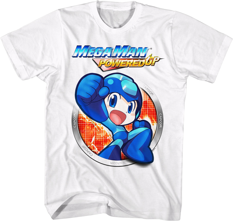 Powered Up Mega Man T-Shirt