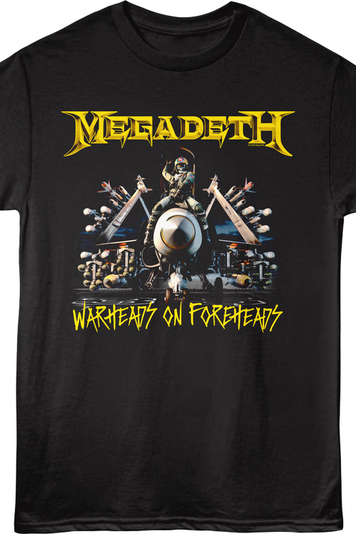 Warheads On Foreheads Artwork Megadeth T-Shirt