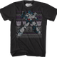 Megatron Faux Ugly Christmas Sweater Transformers T-Shirt thumbnail
