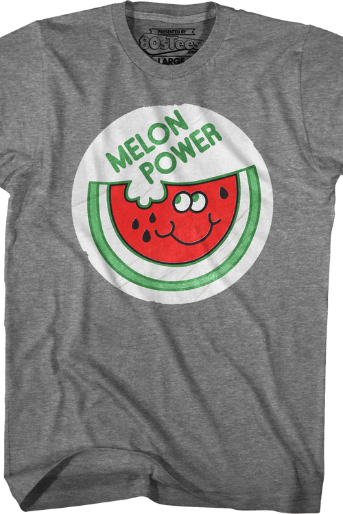Melon Power Scratch & Sniff Sticker T-Shirt