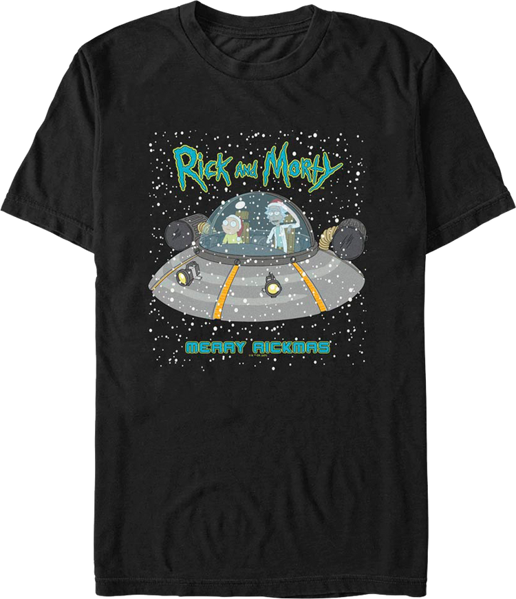 Merry Rickmas Rick And Morty T-Shirt