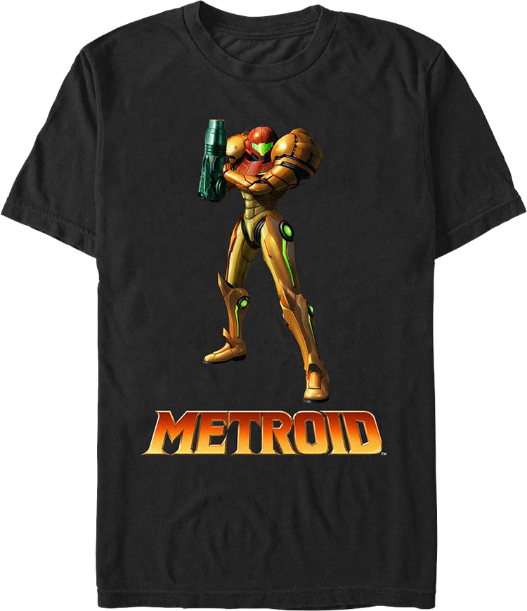 Metroid Samus Aran Pose Nintendo T-Shirt
