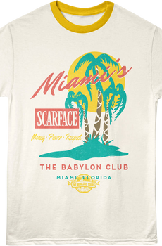 Miami's Babylon Club Scarface Ringer Shirt