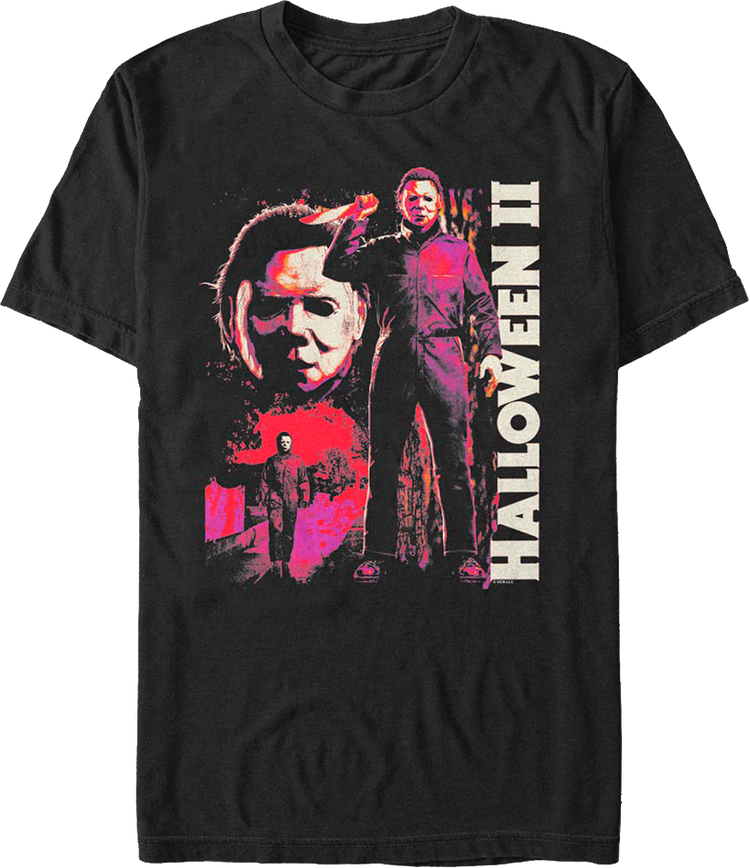 Michael Myers Collage Halloween II T-Shirt