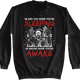 Michael Myers Sees You When You're Sleeping Halloween Sweatshirt thumbnail