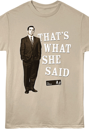 Michael Scott That's What She Said The Office T-Shirt