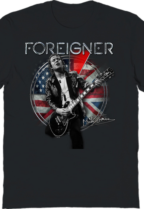 Mick Jones Autograph Foreigner T-Shirt
