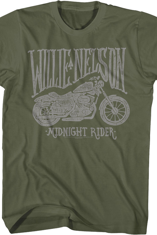 Midnight Rider Willie Nelson T-Shirt